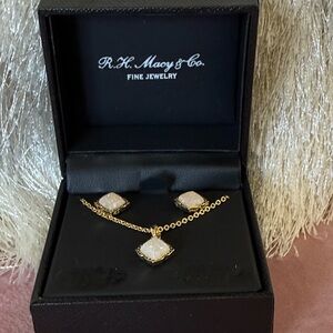KENDRA SCOTT Earring and Necklace Jewelry Set. New in box.